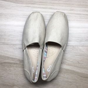 So Women’s Cloth Champagne Comfortable Slip Ons